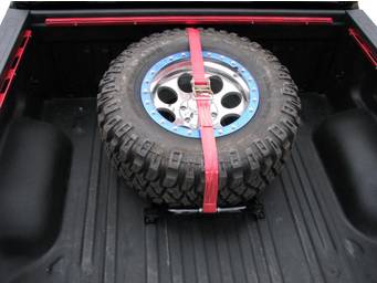 N-Fab Truck Bed Tire Carrier